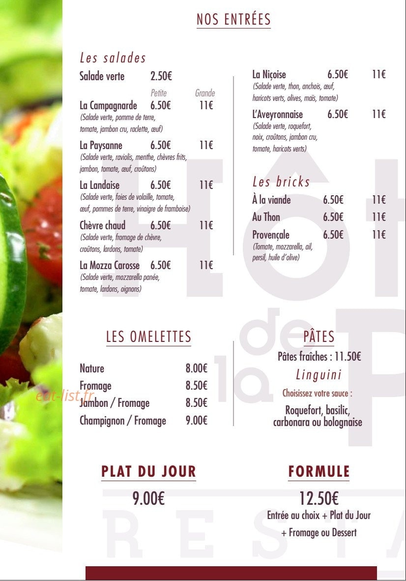 Hôtel de la Poste — carte page 2