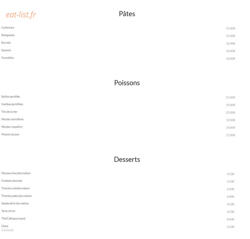 L'Idem — carte page 2
