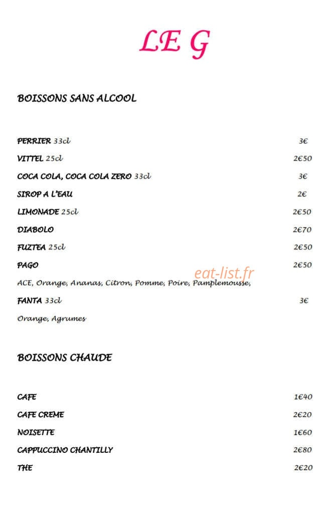 LE G — carte page 4