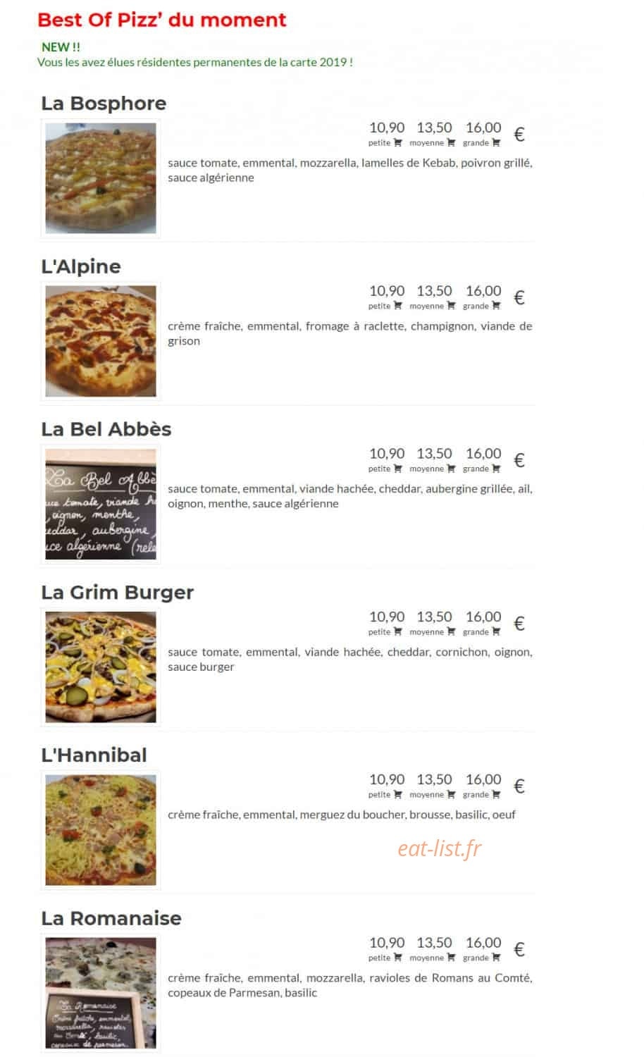 Pizza Coudoux Chez Aldo — carte page 5
