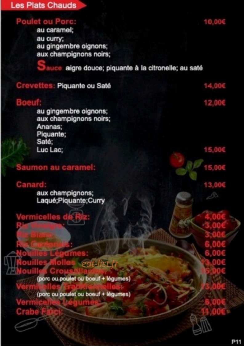 Sushis Binto — carte page 11