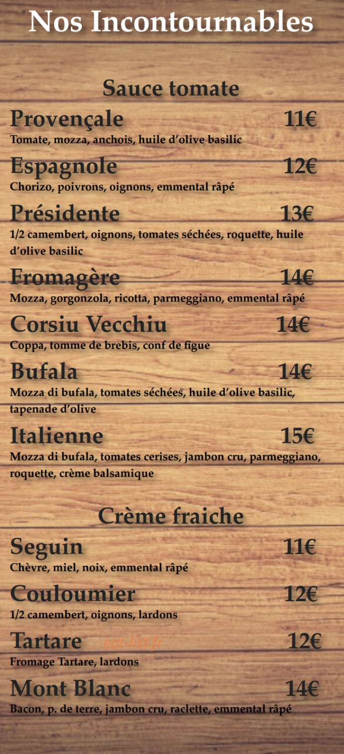 A Casa di Pizz' — carte page 2