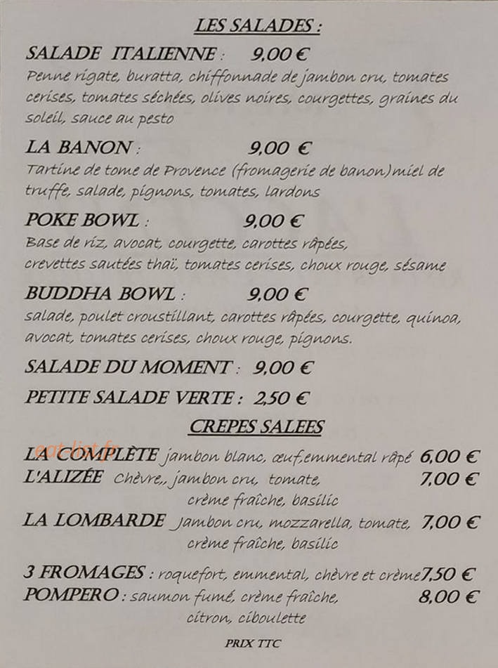 L' Accent — carte page 1
