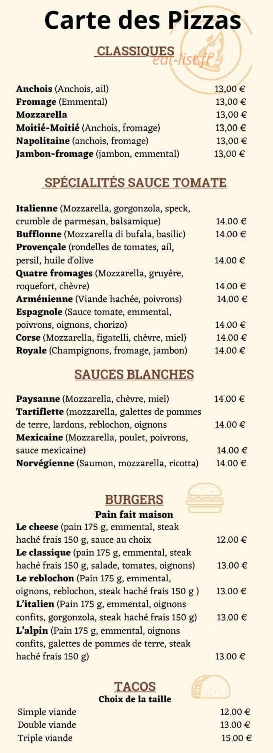 Chez Claudélina — carte page 2