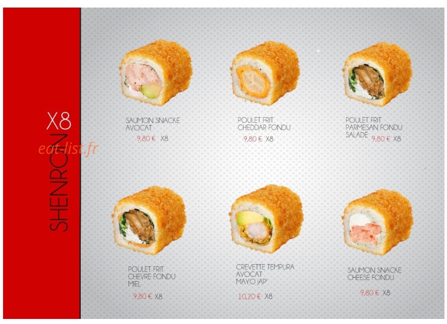 L'atelier Sushi — carte page 7