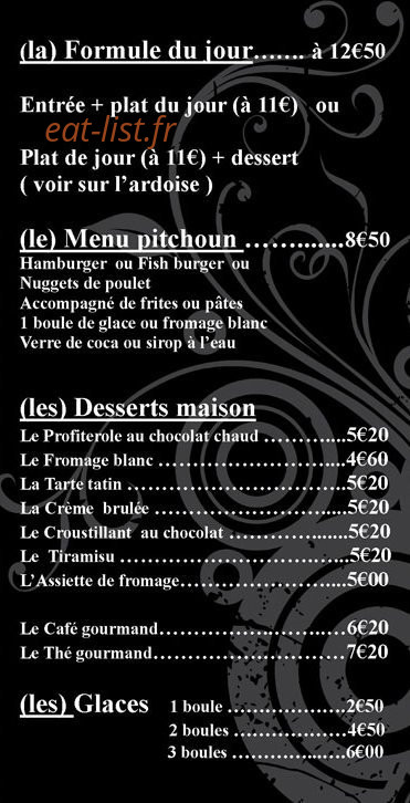 (La) brasserie — carte page 3