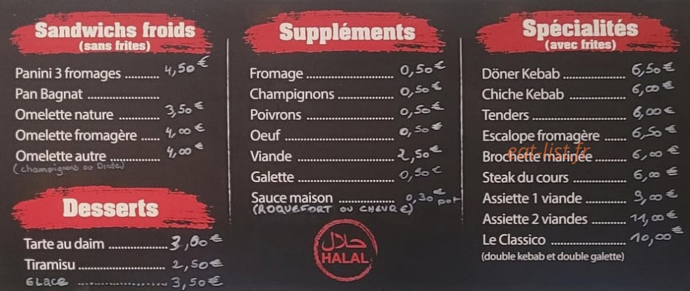 Le Classico — carte page 7