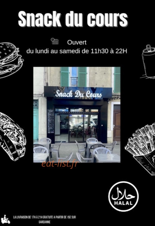 Snack du cours — carte page 1