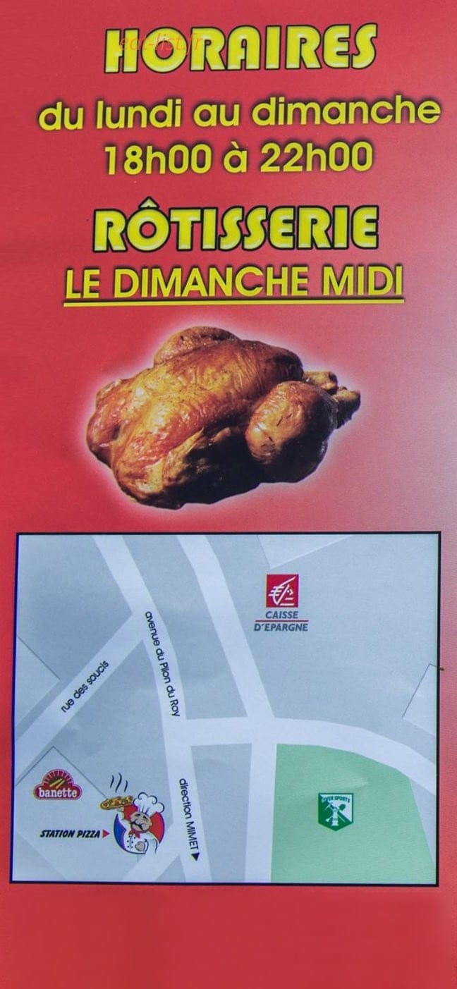 Station pizza — carte page 5