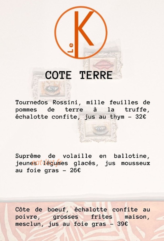 Le Kafoutche — carte page 3