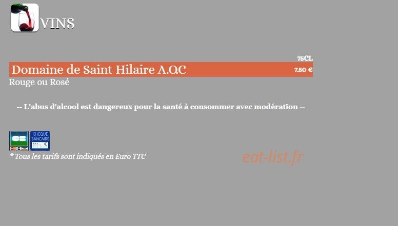 Ô Grain de Pizz' — carte page 7