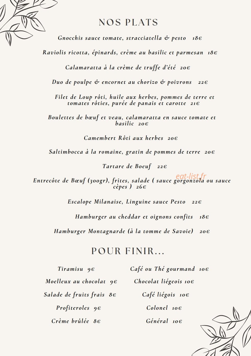 La pla'cita — carte page 3