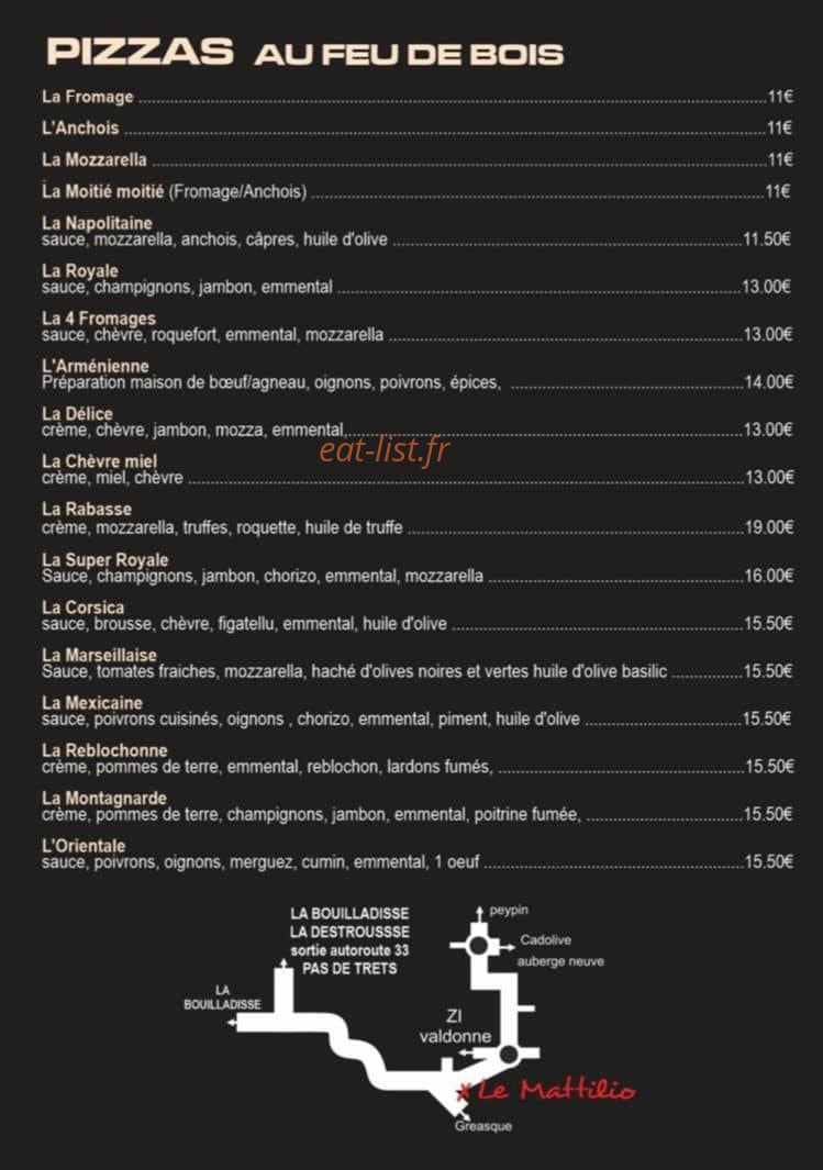 Le Mattilio — carte page 2