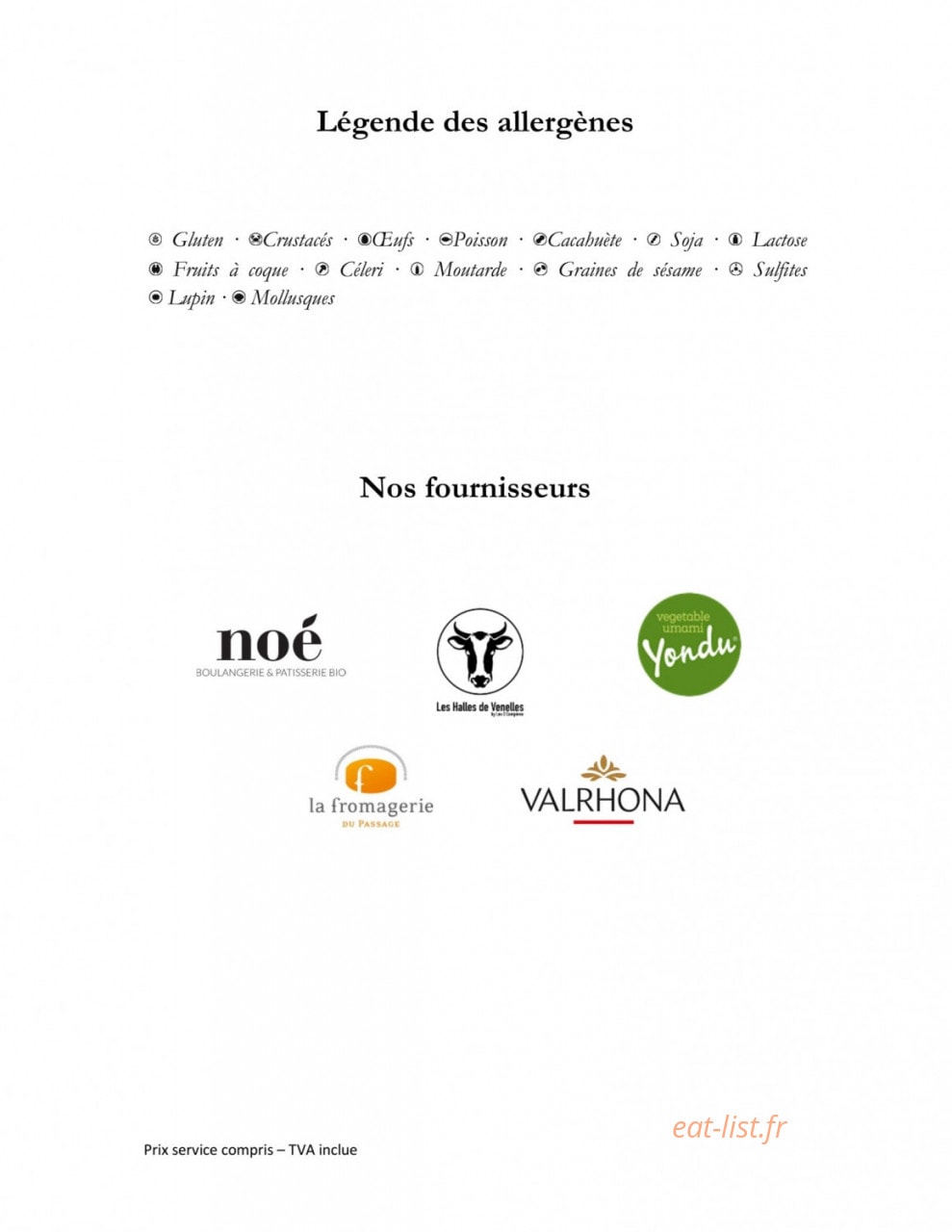 Hôtel Sainte Victoire — carte page 12