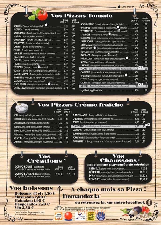 Ka-sy pizza le "Ka-mion" — carte page 2