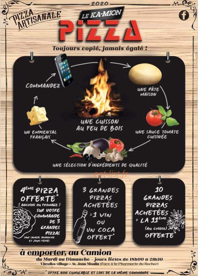 Ka-sy pizza le "Ka-mion" — carte page 1