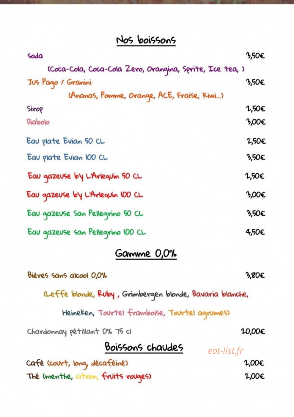 L'Arlequin — carte page 6