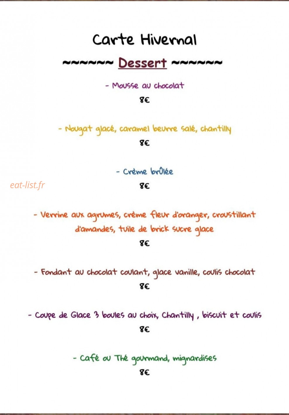 L'Arlequin — carte page 5
