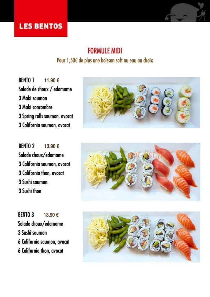 Modern Sushi — carte page 11