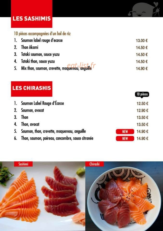 Modern Sushi — carte page 6
