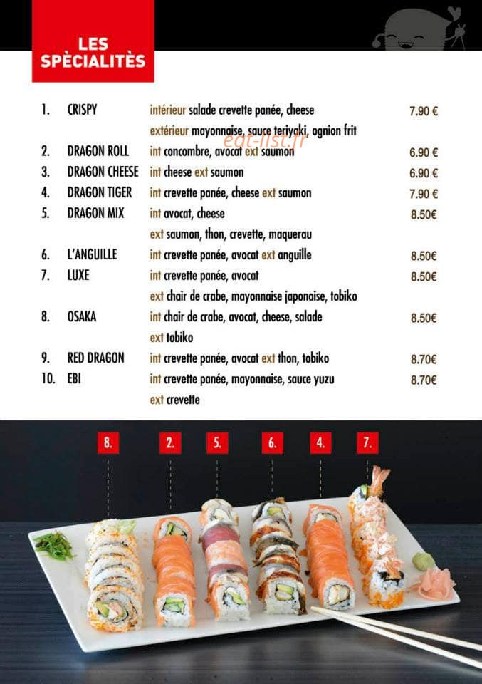 Modern Sushi — carte page 10