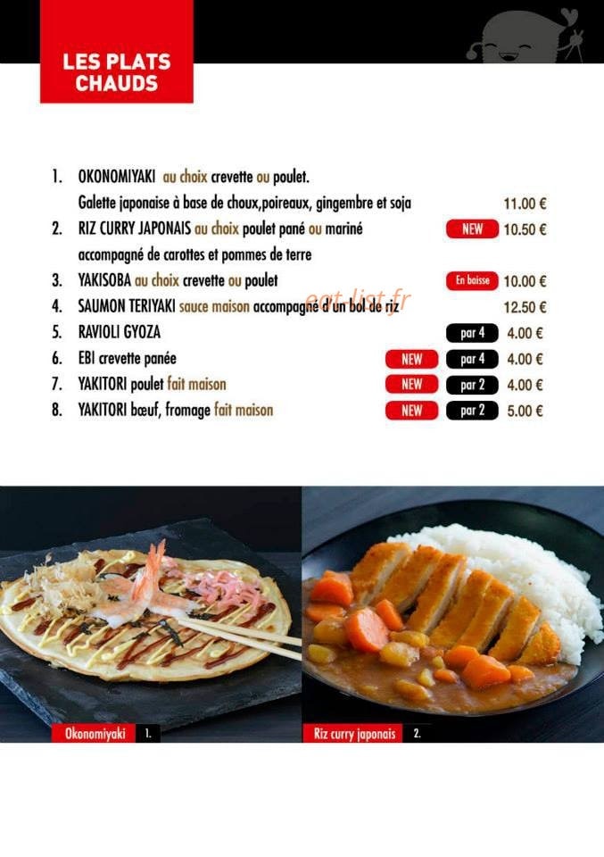 Modern Sushi — carte page 8