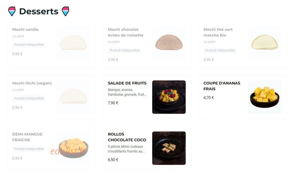 NKI sushi — carte page 6