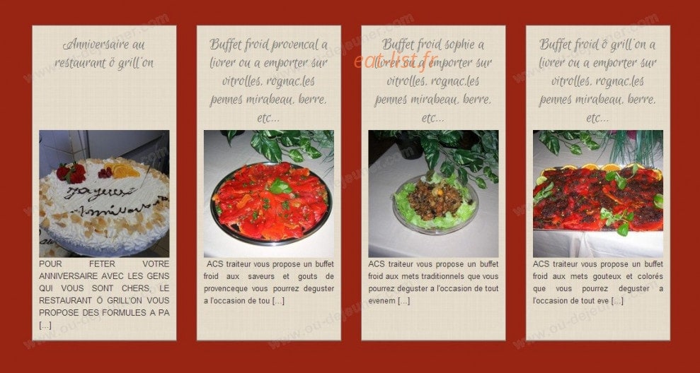 Ô Grill'On — carte page 2