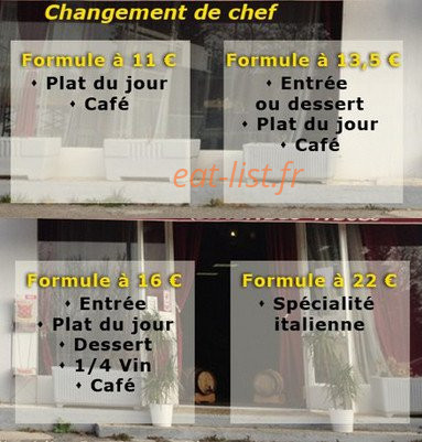 Ristorante Mamma Mia — carte page 1