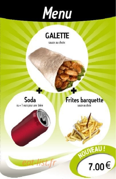 Aux Delices — carte page 3