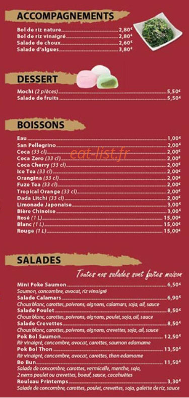 Les sushis d’angkor — carte page 6