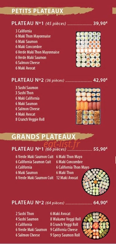 Les sushis d’angkor — carte page 3