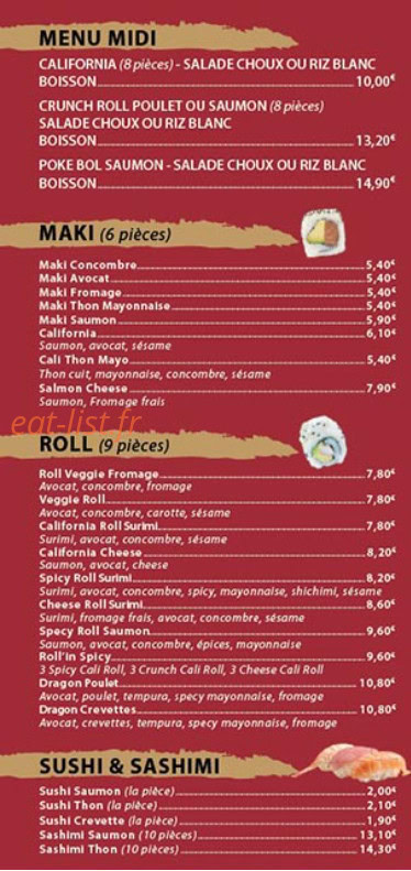 Les sushis d’angkor — carte page 4