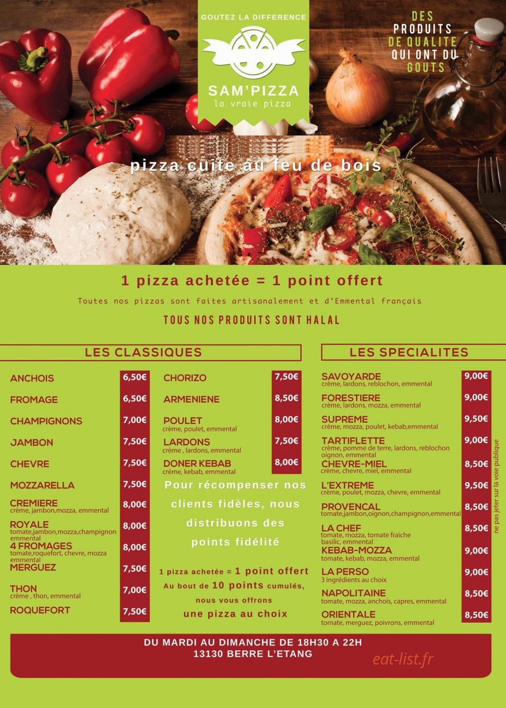 Sampizza Azzoug — carte page 1
