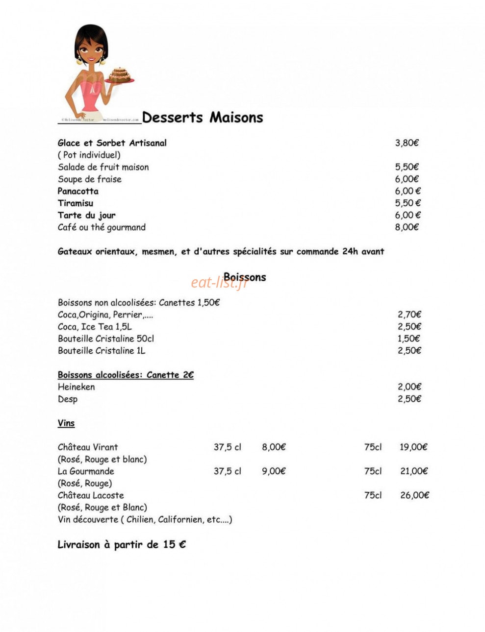 Chez Ln — carte page 4
