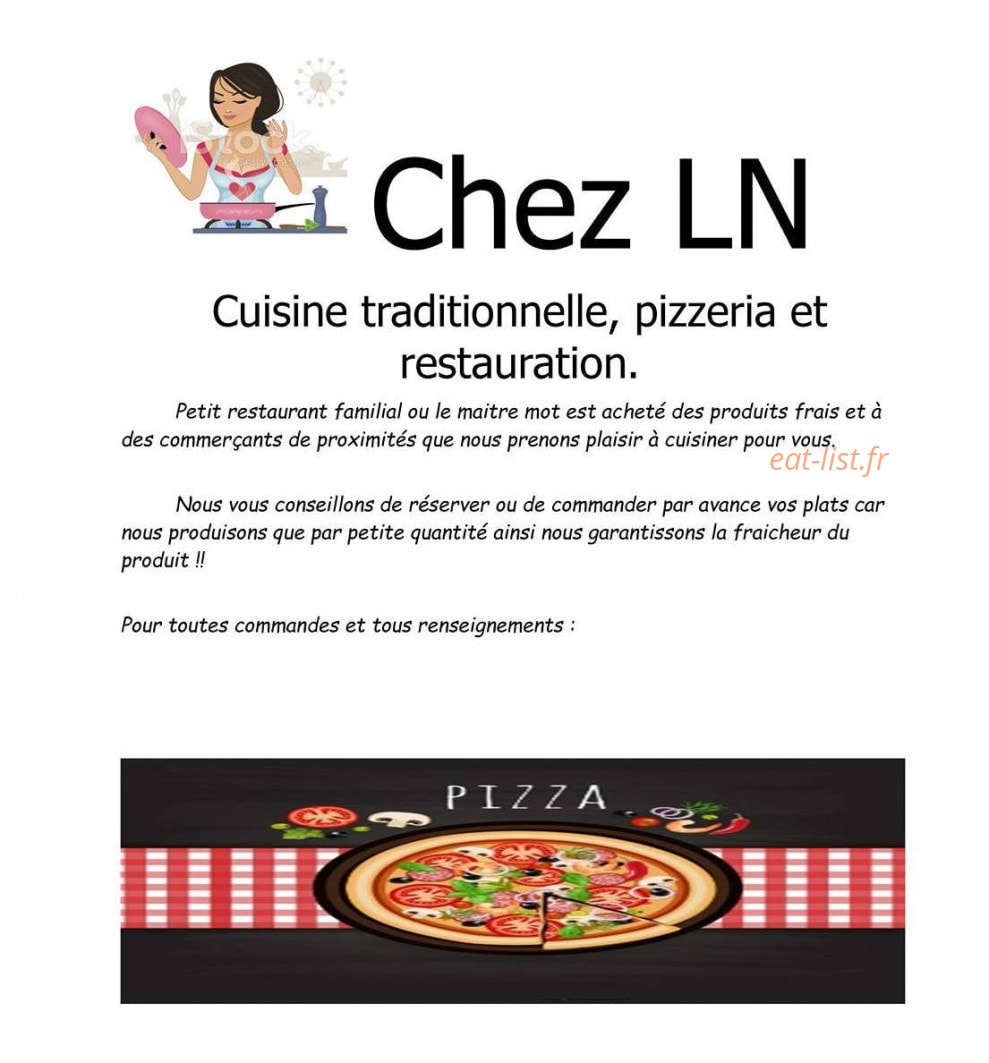 Chez Ln — carte page 1