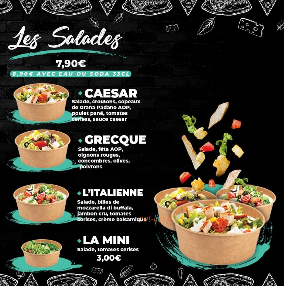Corner Pizza — carte page 4