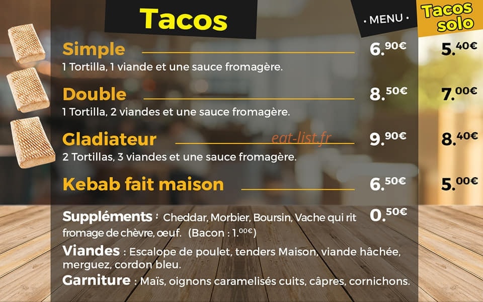 House foods — carte page 4