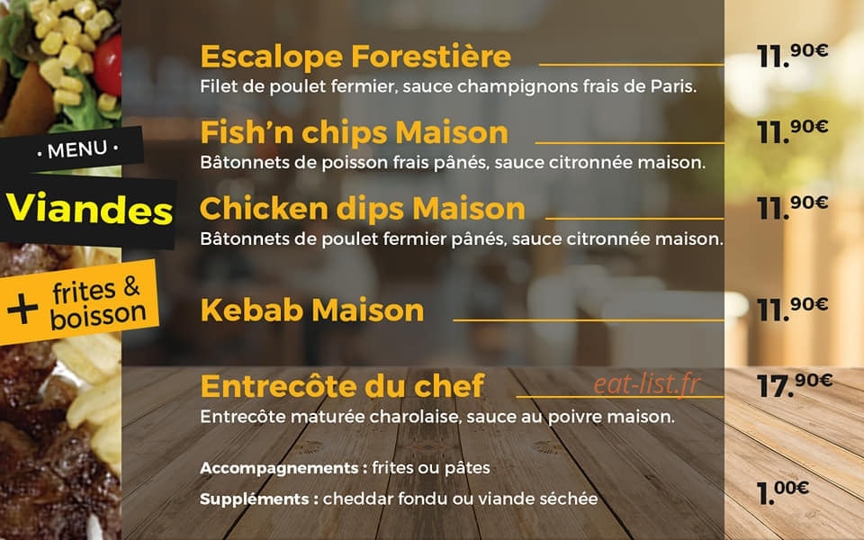 House foods — carte page 2