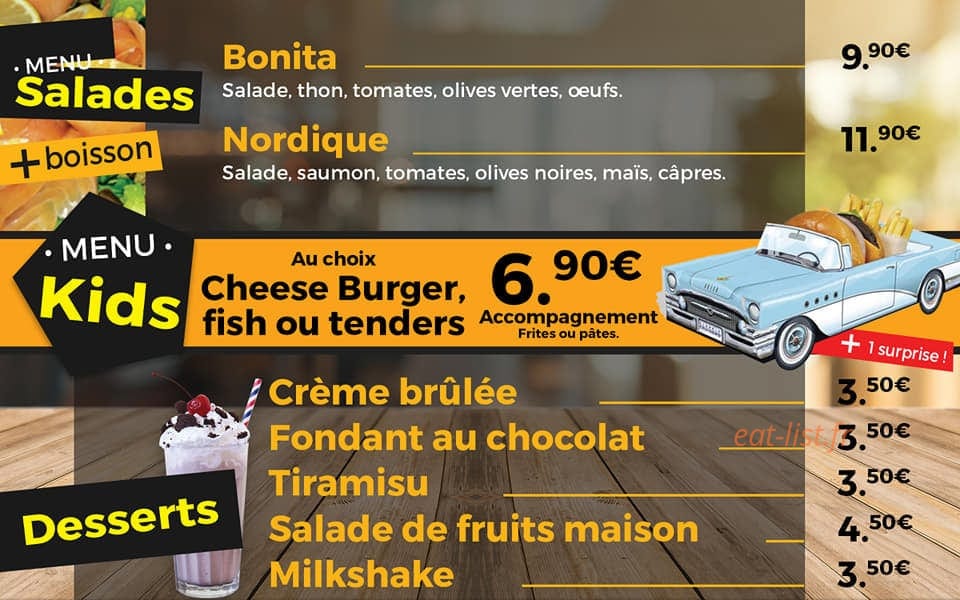 House foods — carte page 1
