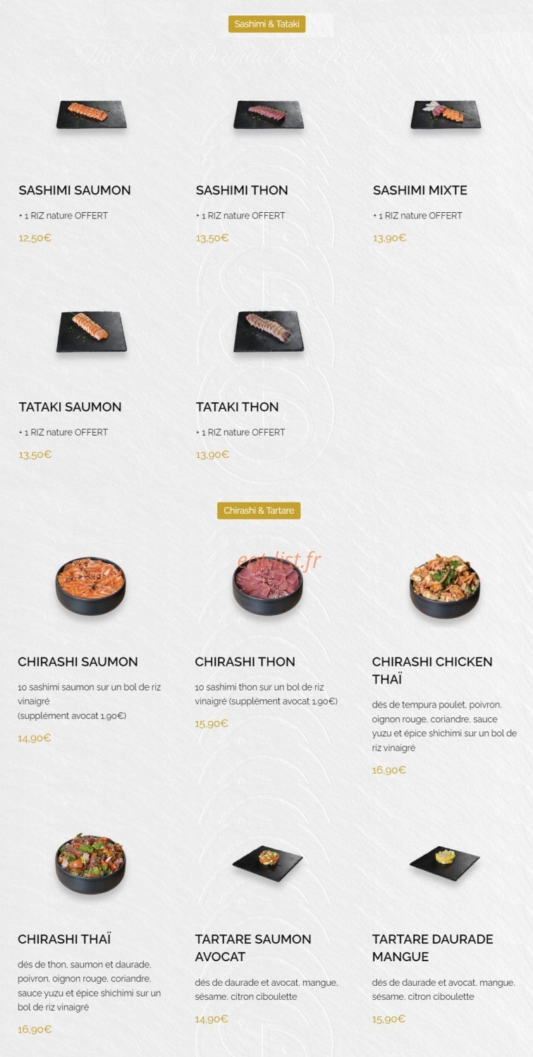 Kaly Sushi — carte page 6