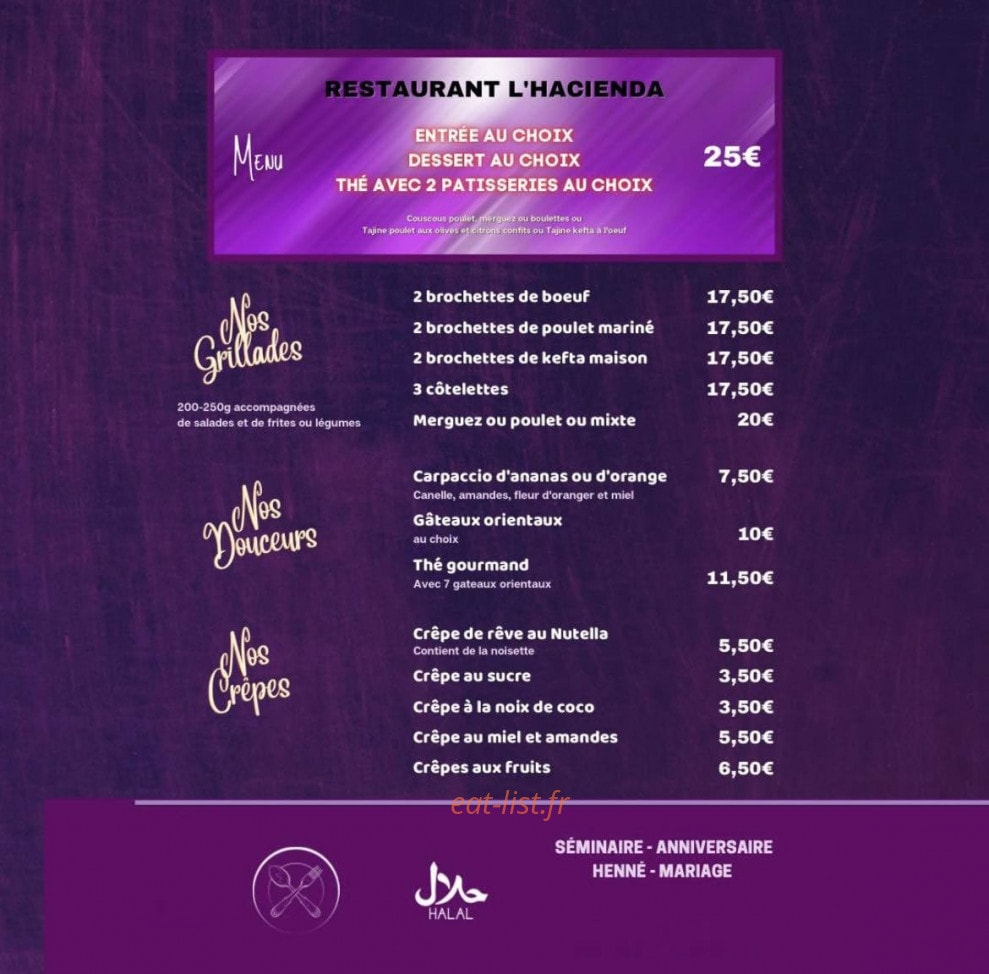 L'Hacienda — carte page 4