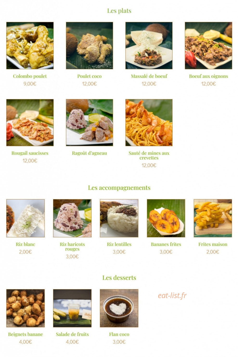 La Bokiterie — carte page 4