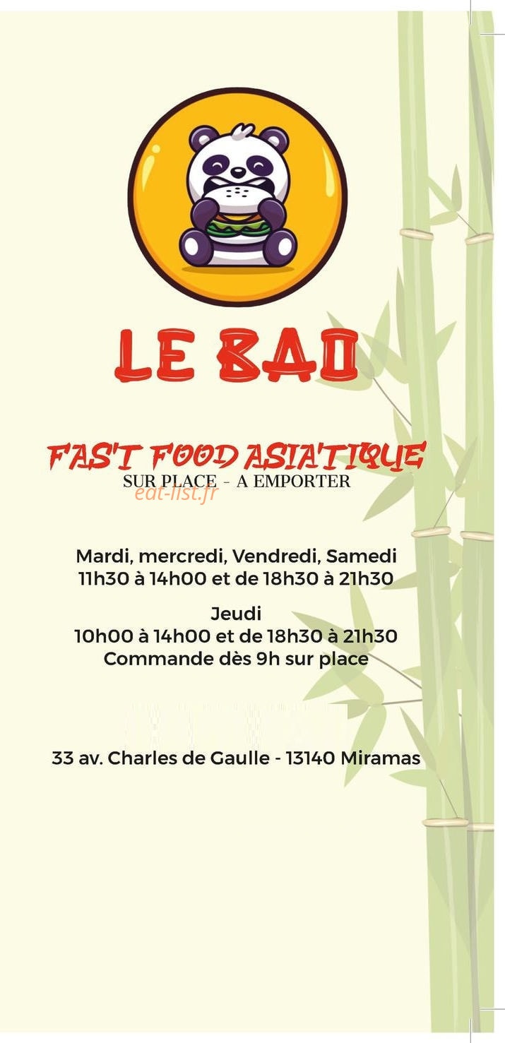 Le Bao — carte page 1