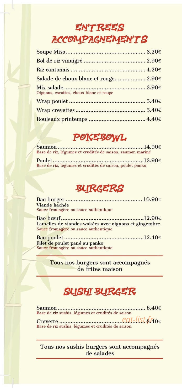 Le Bao — carte page 2