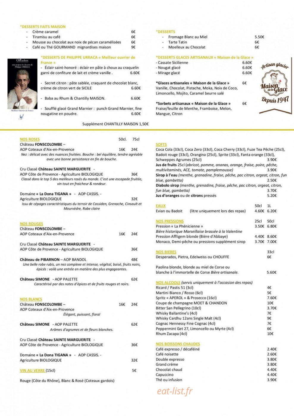 Le comptoir des Olivadors — carte page 2
