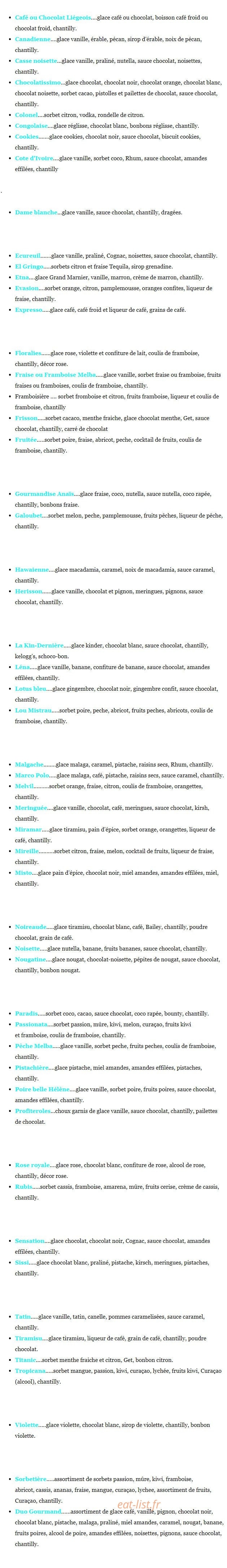 Le Misto — carte page 4