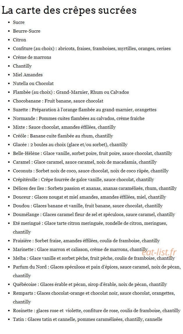 Le Misto — carte page 2