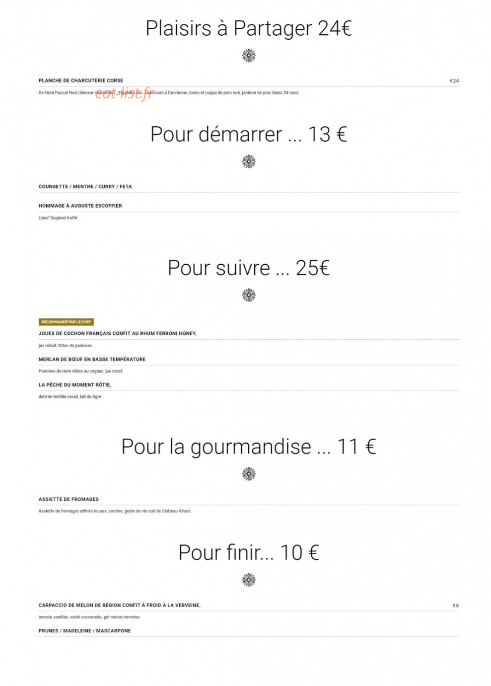 Les Sens de la Toupine — carte page 1