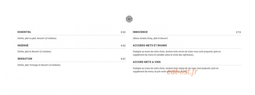 Les Sens de la Toupine — carte page 2